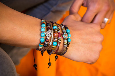 leather bracelet - Ibiza Boho Style - boom-ibiza