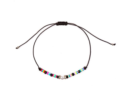 Anklet - Black String Anklet - boom-ibiza