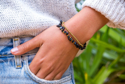 Yang Black Onyx Bracelet - boom-ibiza