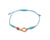 String Bracelet Golden Ring - Blue - boom-ibiza
