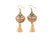 Dangle Earrings Luna Yellow - boom-ibiza