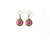 Dangle Earrings Purple Sun - boom-ibiza