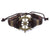 Leather Bracelet Large Brass Ship Wheel - boom-ibiza