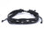 leather bracelet braided loose - black