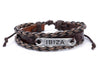 Leather Multistrand Bracelet metal Ibiza - boom-ibiza