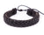 leather bracelet braided cuff