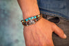 leather bracelet - Ibiza Boho buddha charm - boom-ibiza