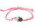 String Bracelet Golden Hamsa - Pink - boom-ibiza