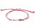 String Bracelet Golden Arrow - Pink