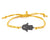 String Bracelet Metal  Hamsa - Yellow - boom-ibiza