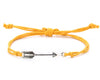 String Bracelet Metal Arrow - Yellow - boom-ibiza
