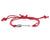 String Bracelet Metal Arrow - Red - boom-ibiza
