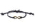 String Bracelet Brass Infinity - Black