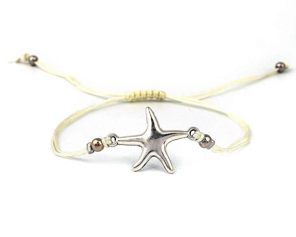 String Bracelet Sea Star - Sand - boom-ibiza