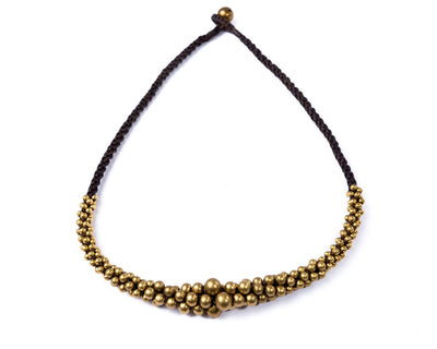 Bohemian Brass Balls Necklace - boom-ibiza