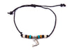 Anklet  -  String Cord Dolphin Charm - boom-ibiza