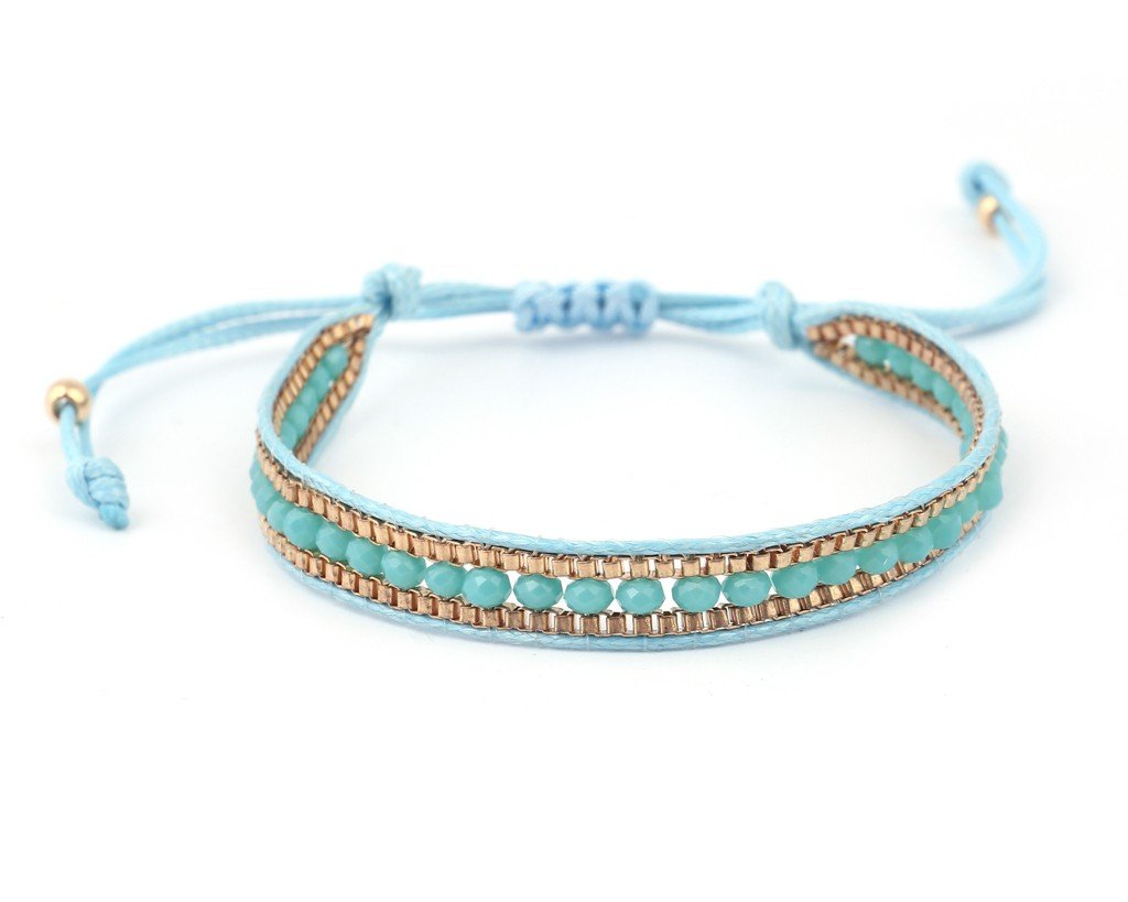 Spanish Bracelet - Light-Blue