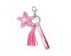 Keychain star tassel Charm - Pink - boom-ibiza