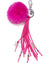 Keychain pompom tassel Charm - Pink - boom-ibiza