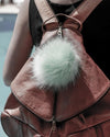 Keychain Furry Pompom Charm - Green - boom-ibiza