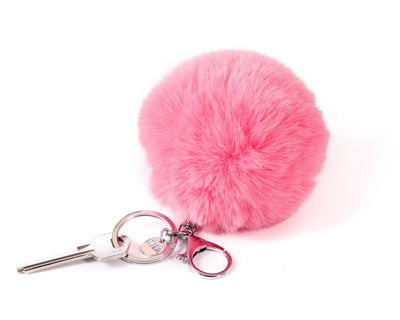 Keychain Pompom Charm - light Pink - boom-ibiza