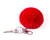 Keychain Pompom Charm - deap red