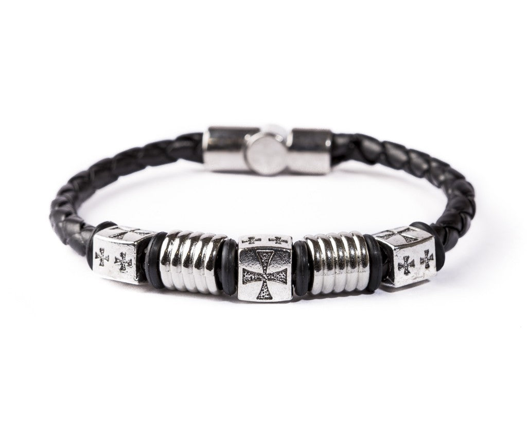 Magnetic Leather Bracelet - Madrid B