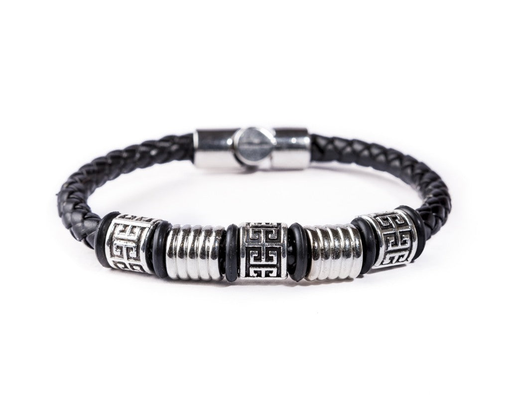 Magnetic Leather Bracelet - Madrid D
