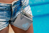 leather wallet - off white/pink - boom-ibiza