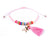 String Tassel Bracelet - Pink Sea Star - boom-ibiza